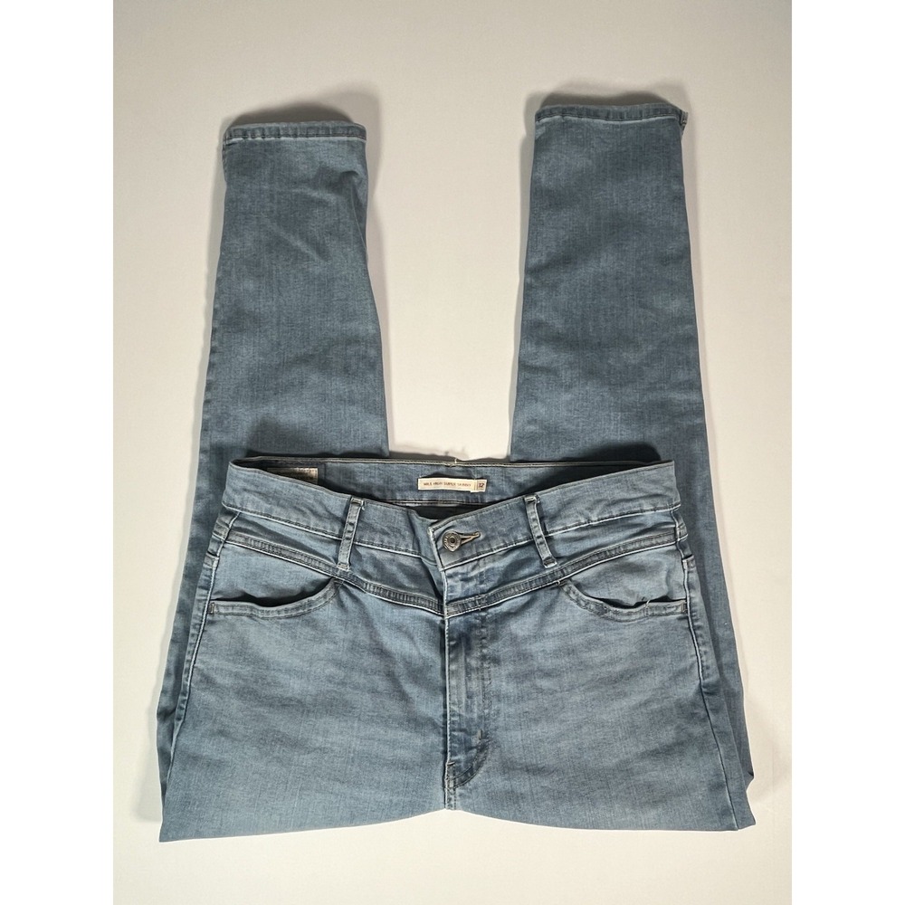 Levi's Mile High Super Skinny Light Wash High Rise Jeans Sz 32